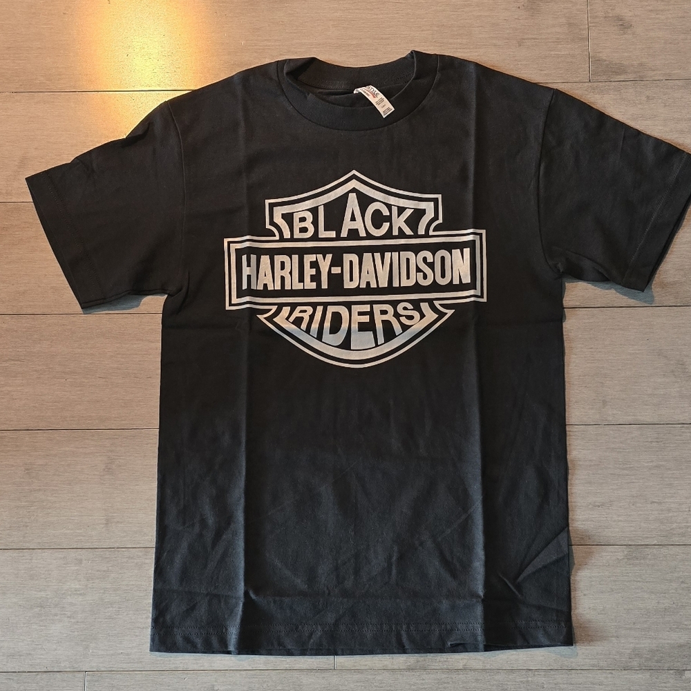 Harley-Davidson Black and White Logo Tee
